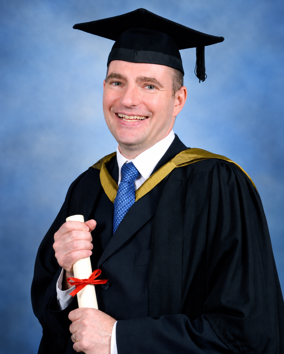 René Malle at graduation